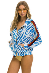 CLASSIC VELVET RELAXED ZIP HOODIE - BLUE TIGER Hoodie Aviator Nation