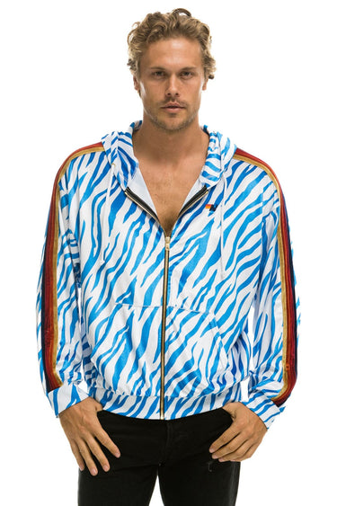 CLASSIC VELVET RELAXED ZIP HOODIE - BLUE TIGER Hoodie Aviator Nation