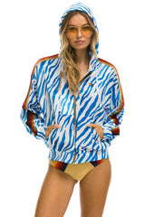 CLASSIC VELVET RELAXED ZIP HOODIE - BLUE TIGER Hoodie Aviator Nation