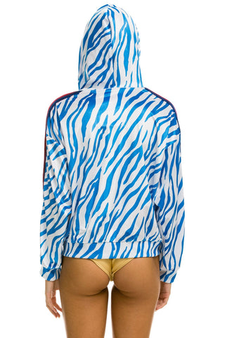 CLASSIC VELVET RELAXED ZIP HOODIE - BLUE TIGER Hoodie Aviator Nation