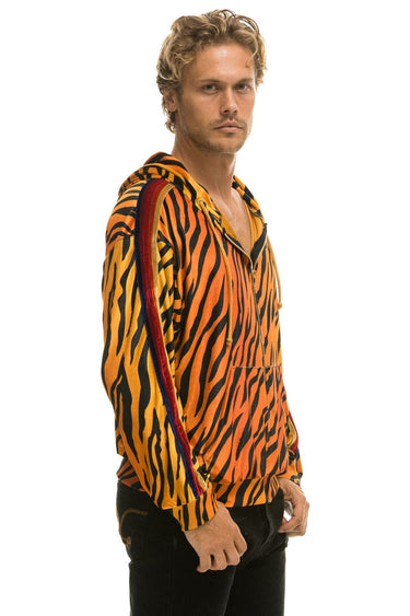 CLASSIC VELVET RELAXED ZIP HOODIE - TIGER Hoodie Aviator Nation