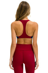COLOR BLOCK RACER SPORTS BRA - BLAZER Sports Bra Aviator Nation