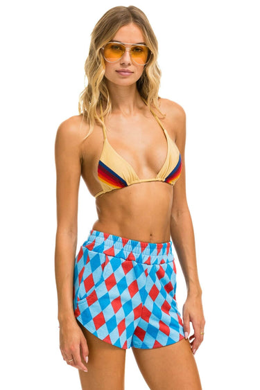 DIAMOND REPEAT LOUNGER SHORTS - SKY SALE Aviator Nation
