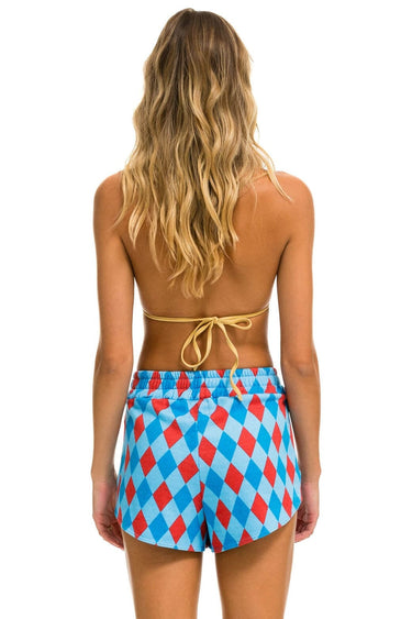 DIAMOND REPEAT LOUNGER SHORTS - SKY SALE Aviator Nation
