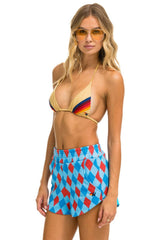 DIAMOND REPEAT LOUNGER SHORTS - SKY SALE Aviator Nation