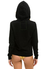 DREAMLAND LOGO ZIP HOODIE - BLACK Hoodie Aviator Nation