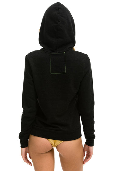 DREAMLAND LOGO ZIP HOODIE - BLACK Hoodie Aviator Nation