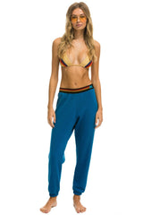 ELASTIC LOGO WOMEN'S SWEATPANTS - CARIBBEAN Women's Sweatpants Aviator Nation