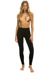 FULL LENGTH HI-RISE BOLT LEGGINGS - BLACK Leggings Aviator Nation