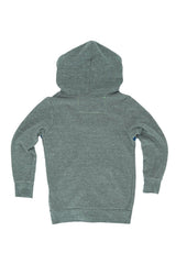 KID'S 5 STRIPE HOODIE - HEATHER GREY // BLUE STRIPES Kid's Hoodies Aviator Nation