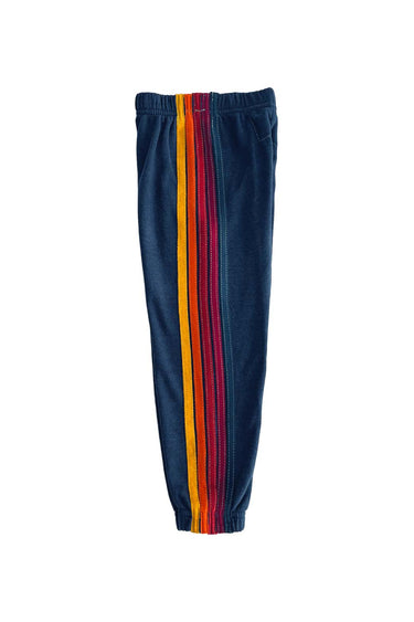 KID'S 5 STRIPE SWEATPANTS - NAVY Kid's Sweatpants Aviator Nation