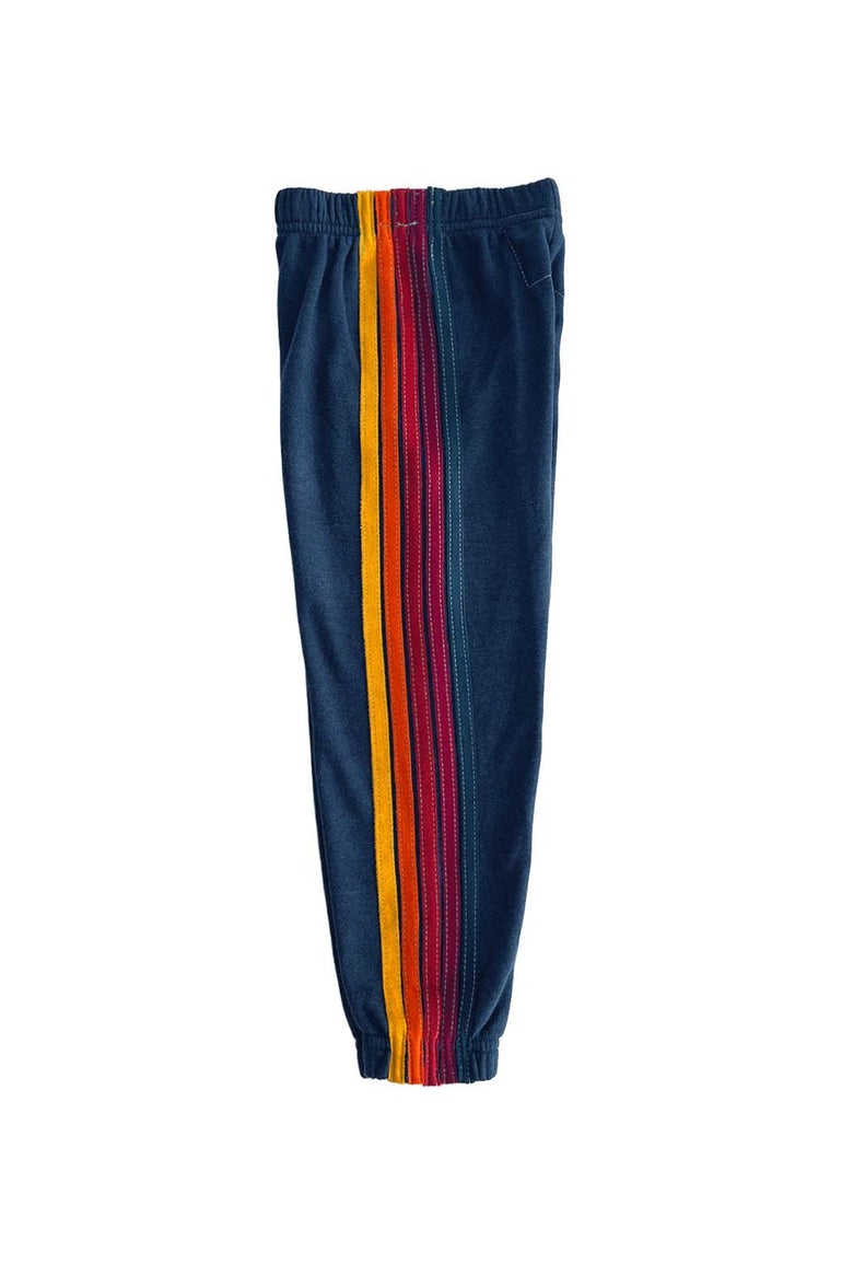 KID'S 5 STRIPE SWEATPANTS - NAVY Kid's Sweatpants Aviator Nation