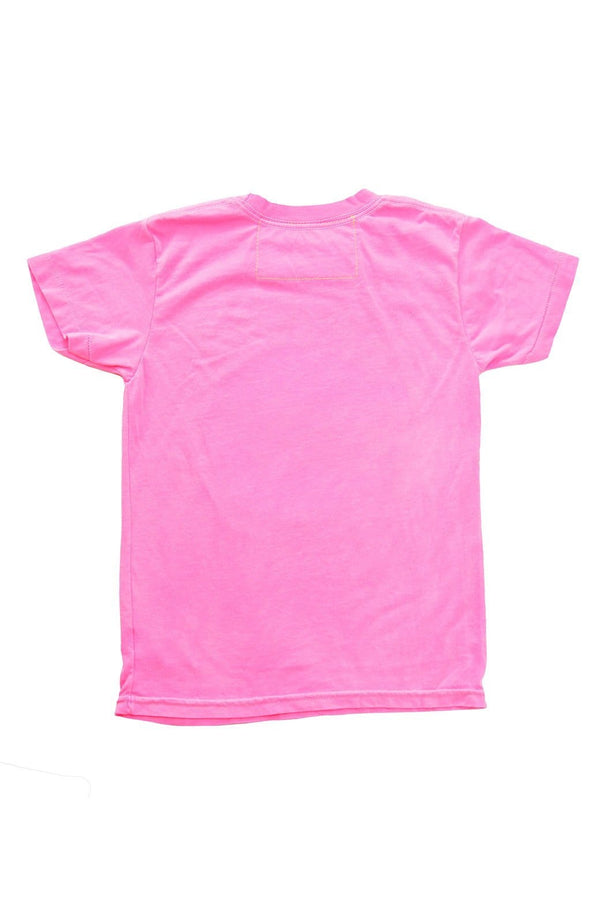 KID'S AVIATOR NATION MANHATTAN BEACH TEE NEON PINK Aviator Nation