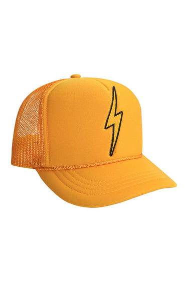 KID'S BOLT VINTAGE TRUCKER HAT Kid's Hat Aviator Nation OS GOLD