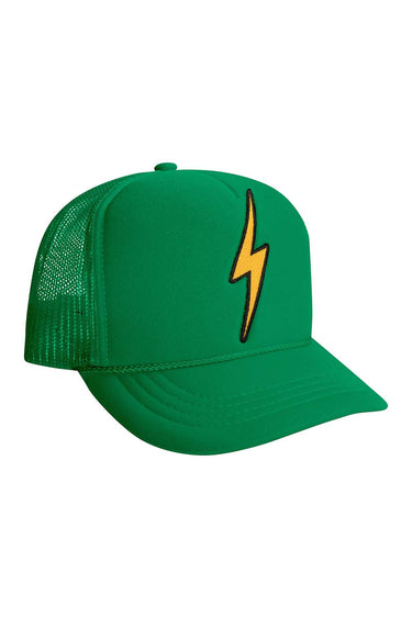 KID'S BOLT VINTAGE TRUCKER HAT Kid's Hat Aviator Nation OS KELLY GREEN