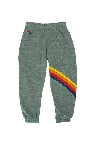 KID'S CHEVRON SWEATPANTS - HEATHER GREY Kid's Sweatpants Aviator Nation