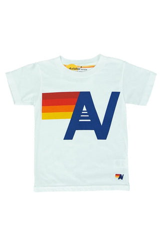 KID'S LOGO TEE - WHITE Kid's Tee Aviator Nation