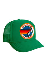 KIDS SIGNATURE HAMPTONS VINTAGE FOAM TRUCKER HAT Kid's Hat Aviator Nation OS KELLY GREEN