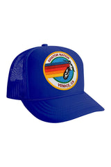 KID'S SIGNATURE LOGO - VINTAGE TRUCKER HAT Kid's Hat Aviator Nation OS ROYAL