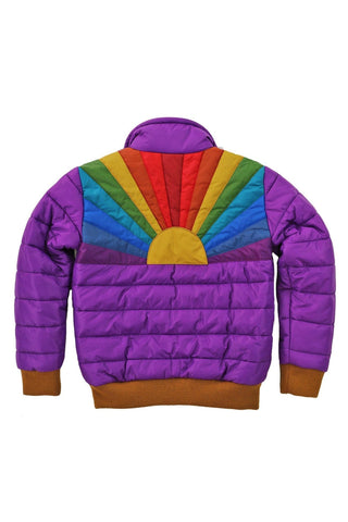 KID'S SUNBURST JACKET - PURPLE MAGIC Kid's Outerwear Aviator Nation