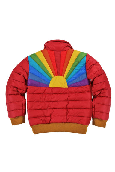 KID'S SUNBURST JACKET - RED Kid's Outerwear Aviator Nation