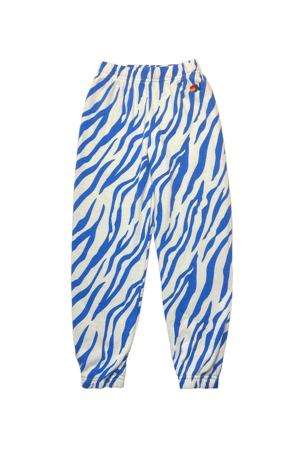 KIDS TIGER SWEATPANTS - BLUE TIGER Kid's Sweatpants Aviator Nation