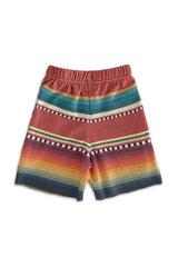 KID'S TULUM SWEATSHORTS - RED Kids Shorts Aviator Nation