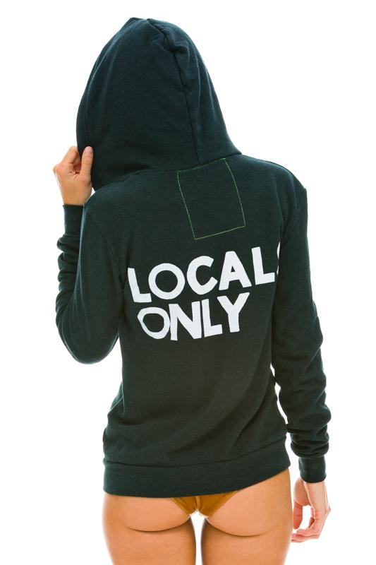LOCALS ONLY HOODIE - CHARCOAL Hoodie Aviator Nation 