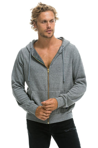LOCALS ONLY HOODIE - HEATHER GREY Hoodie Aviator Nation