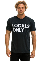 LOCALS ONLY TEE - CHARCOAL Tees Aviator Nation