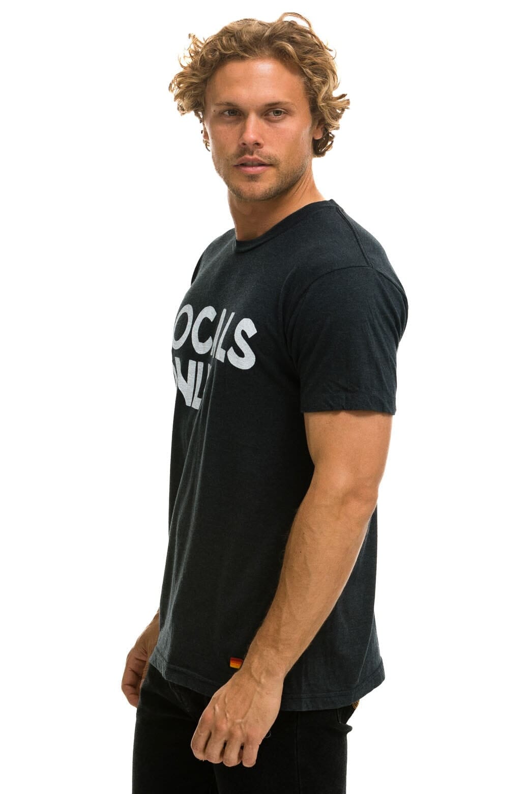 LOCALS ONLY TEE - CHARCOAL Tees Aviator Nation