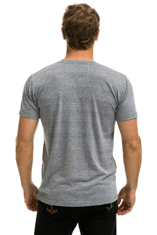 LOCALS ONLY TEE - HEATHER GREY Tees Aviator Nation
