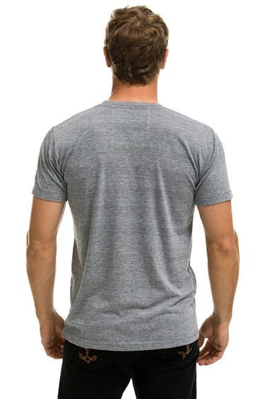 LOCALS ONLY TEE - HEATHER GREY Tees Aviator Nation