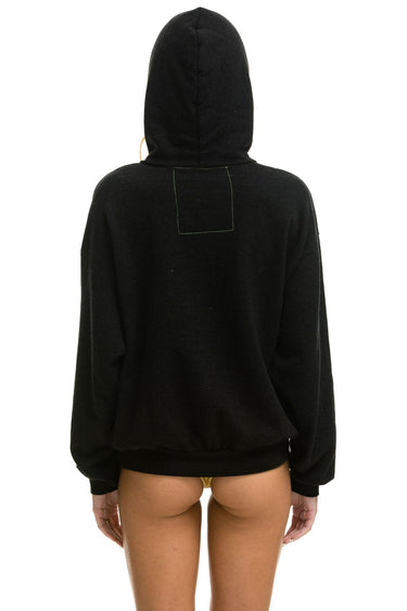 LOGO PULLOVER RELAXED HOODIE - BLACK Hoodie Aviator Nation