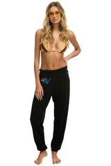 LOGO SWEATPANTS - BLACK Women's Sweatpants Aviator Nation