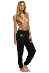 LOGO SWEATPANTS - BLACK Women's Sweatpants Aviator Nation