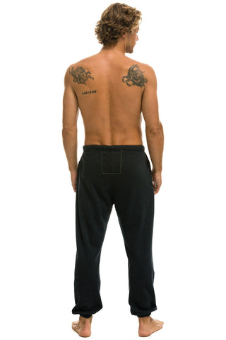 LOGO SWEATPANTS - CHARCOAL Mens Sweatpants Aviator Nation