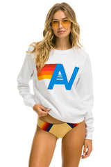 LOGO SWEATSHIRT - WHITE Aviator Nation