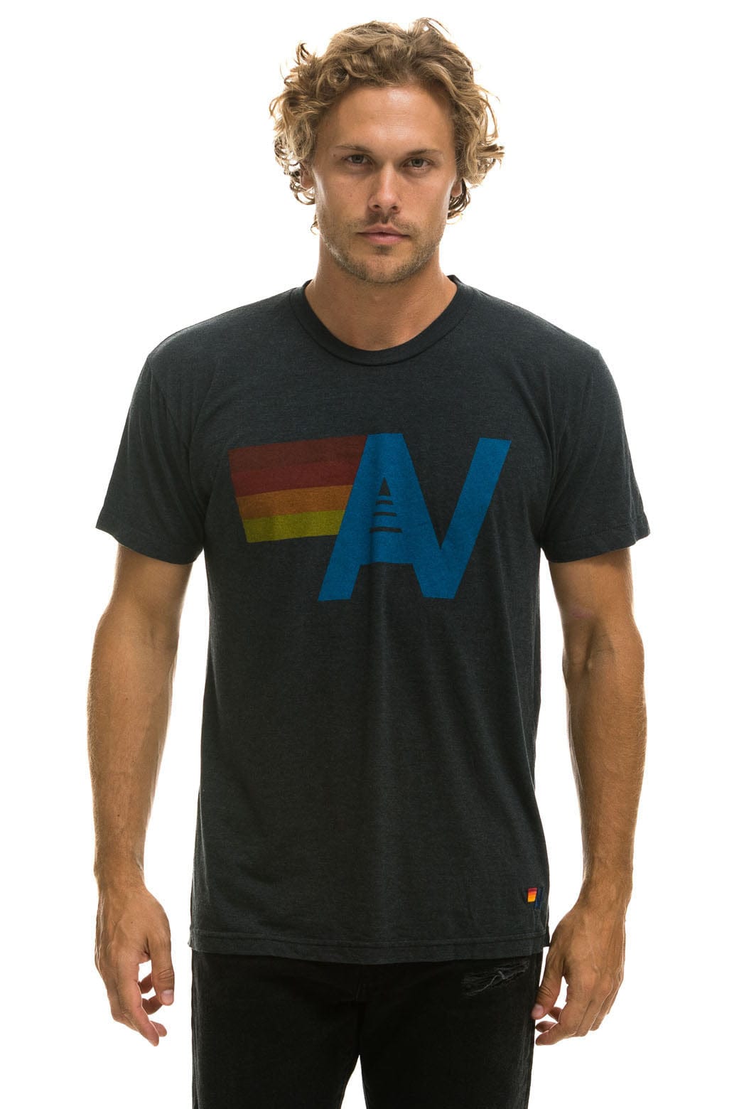 LOGO TEE -CHARCOAL Tees sale