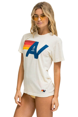 LOGO TEE - VINTAGE WHITE Tees Aviator Nation