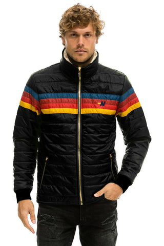 MEN'S 4 STRIPE JACKET - BLACK Jacket Aviator Nation