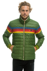 MEN'S 4 STRIPE JACKET - GARDEN GREEN Jacket Aviator Nation