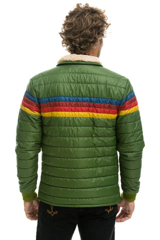 MEN'S 4 STRIPE JACKET - GARDEN GREEN Jacket Aviator Nation