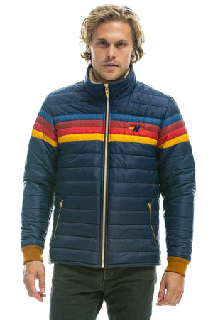 4 STRIPE JACKET - NAVY