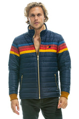 MEN'S 4 STRIPE JACKET - NAVY Jacket Aviator Nation