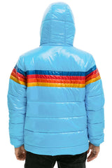 MEN'S 4 STRIPE LUXE TREKKER JACKET - GLOSSY SKY Jacket Aviator Nation