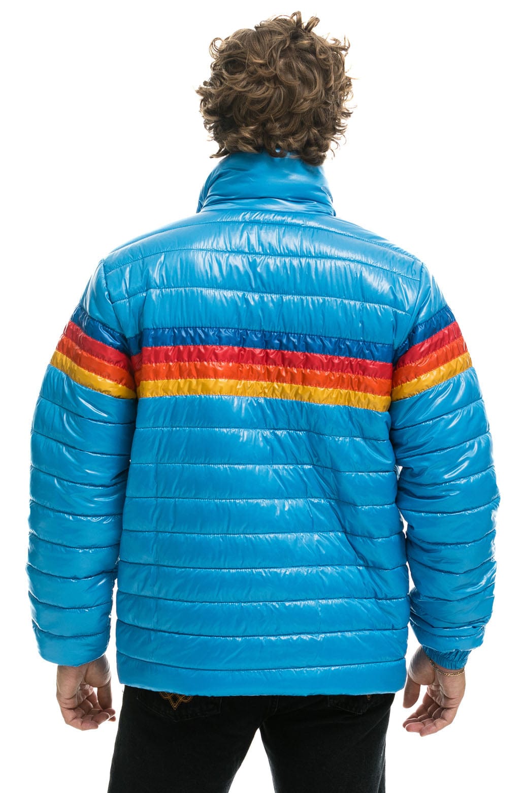 MEN'S 4 STRIPE TRAVELER JACKET - OCEAN GLOSSY Jacket Aviator Nation