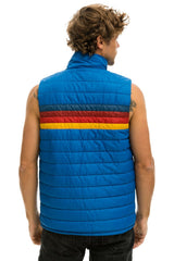MEN'S 4 STRIPE VEST - SNORKEL BLUE Men's Vest Aviator Nation