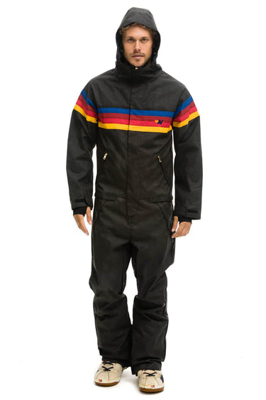 MEN'S 4 STRIPE WAX POWDER SUIT - BLACK Jacket Aviator Nation