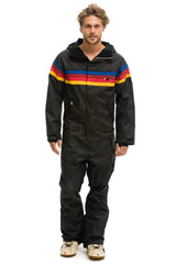 MEN'S 4 STRIPE WAX POWDER SUIT - BLACK Jacket Aviator Nation